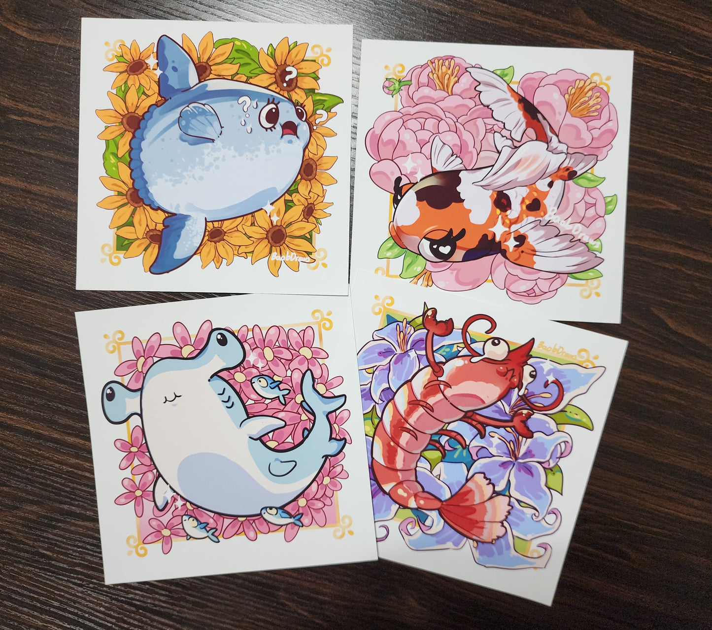 Sunfish Mola Mola Mini Print
