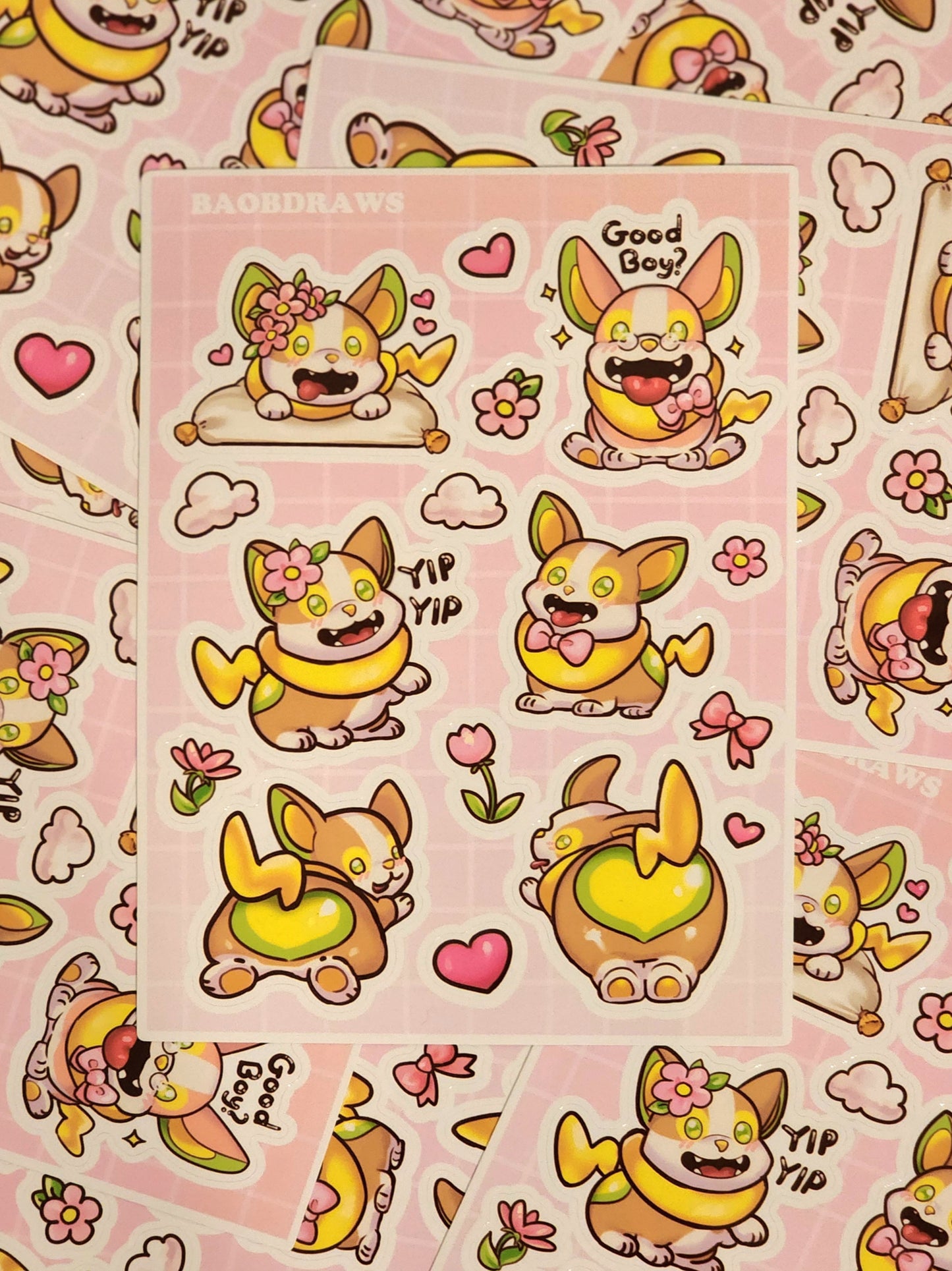 Yamper Sticker Sheet