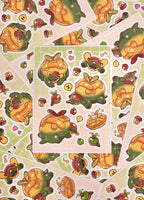 Apple Pie Dragon Sticker Sheet