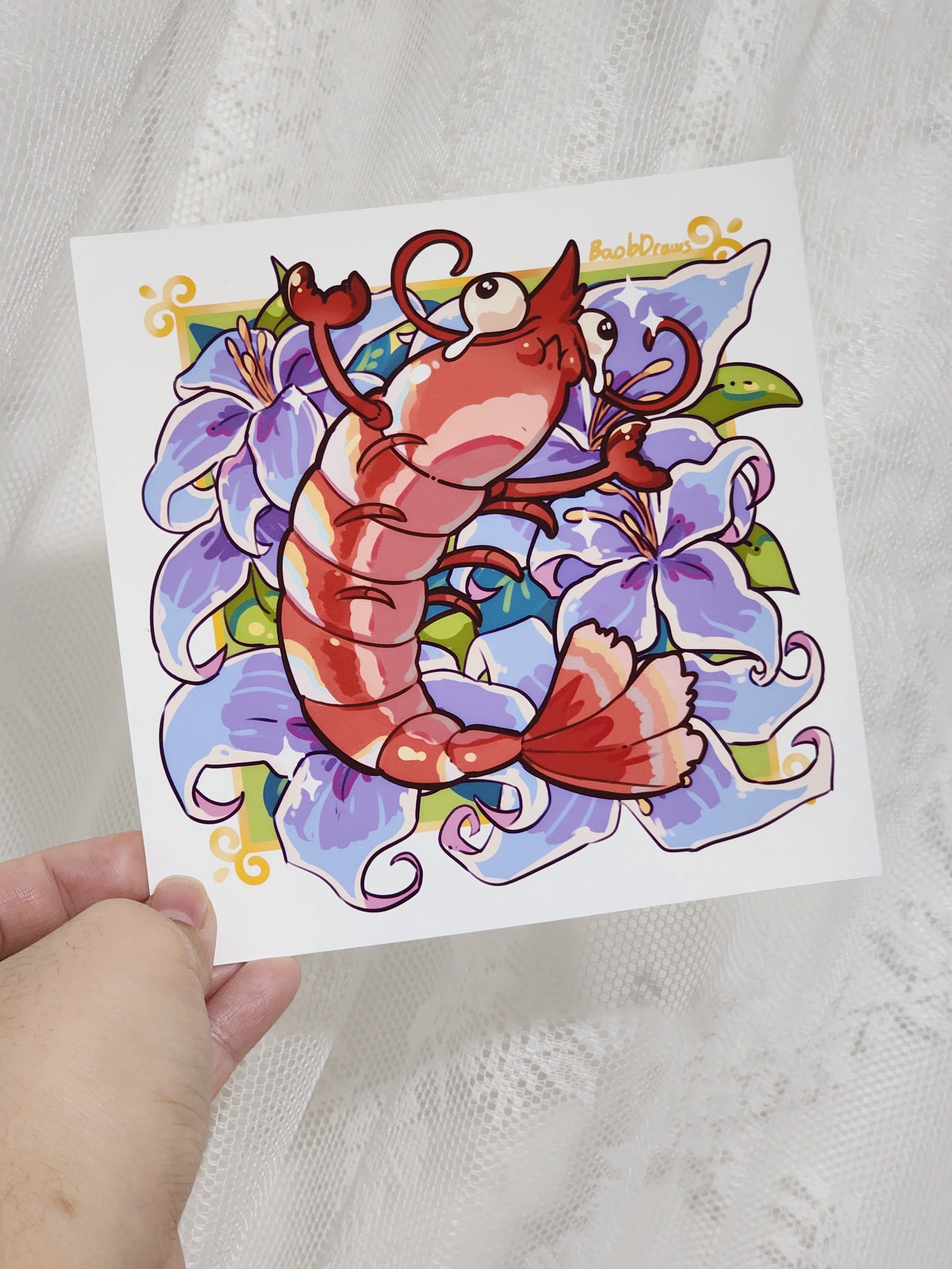 Floral Fish Series A