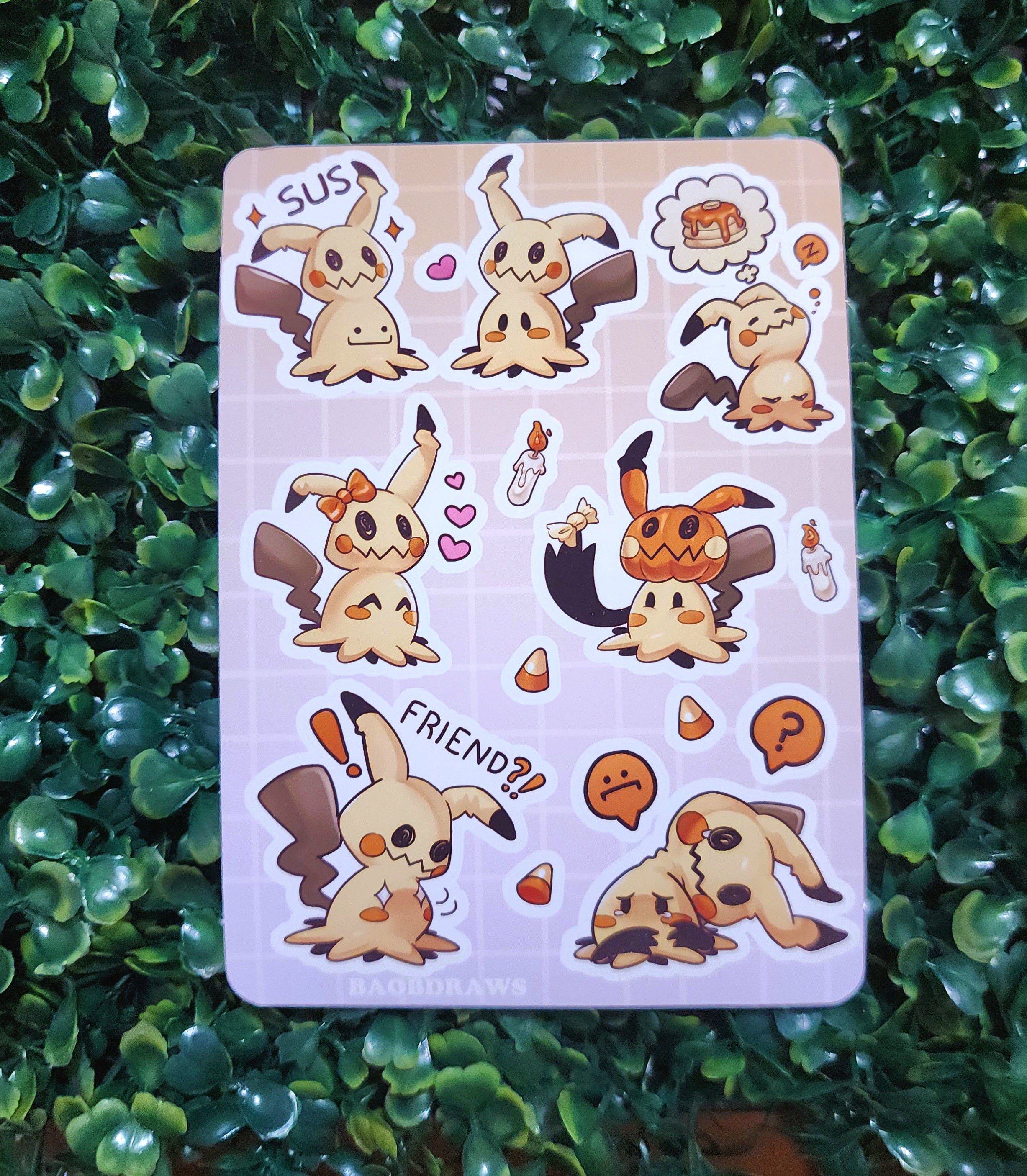 Shy Imposter Sticker Sheet