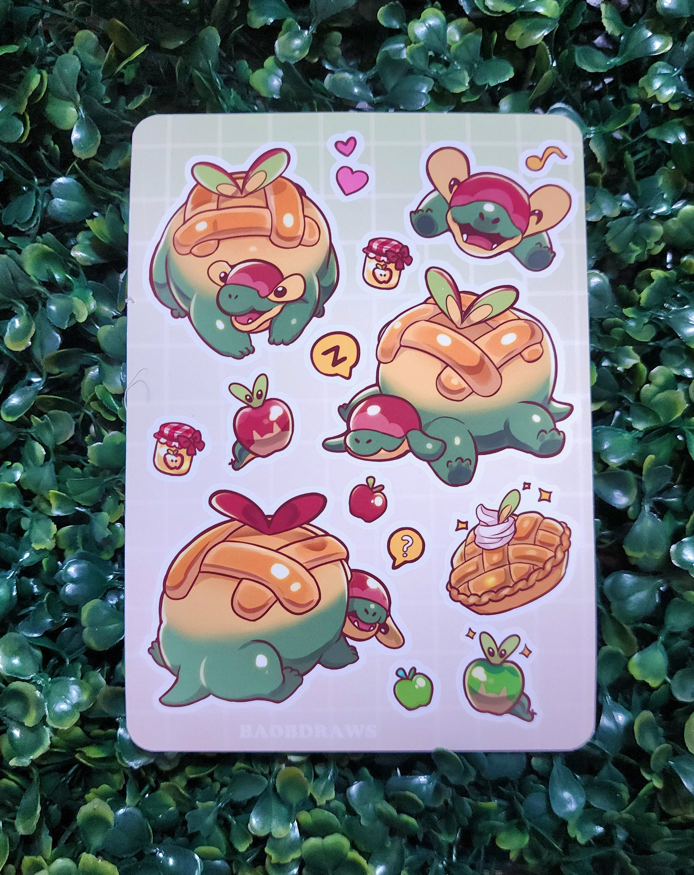 Apple Pie Dragon Sticker Sheet