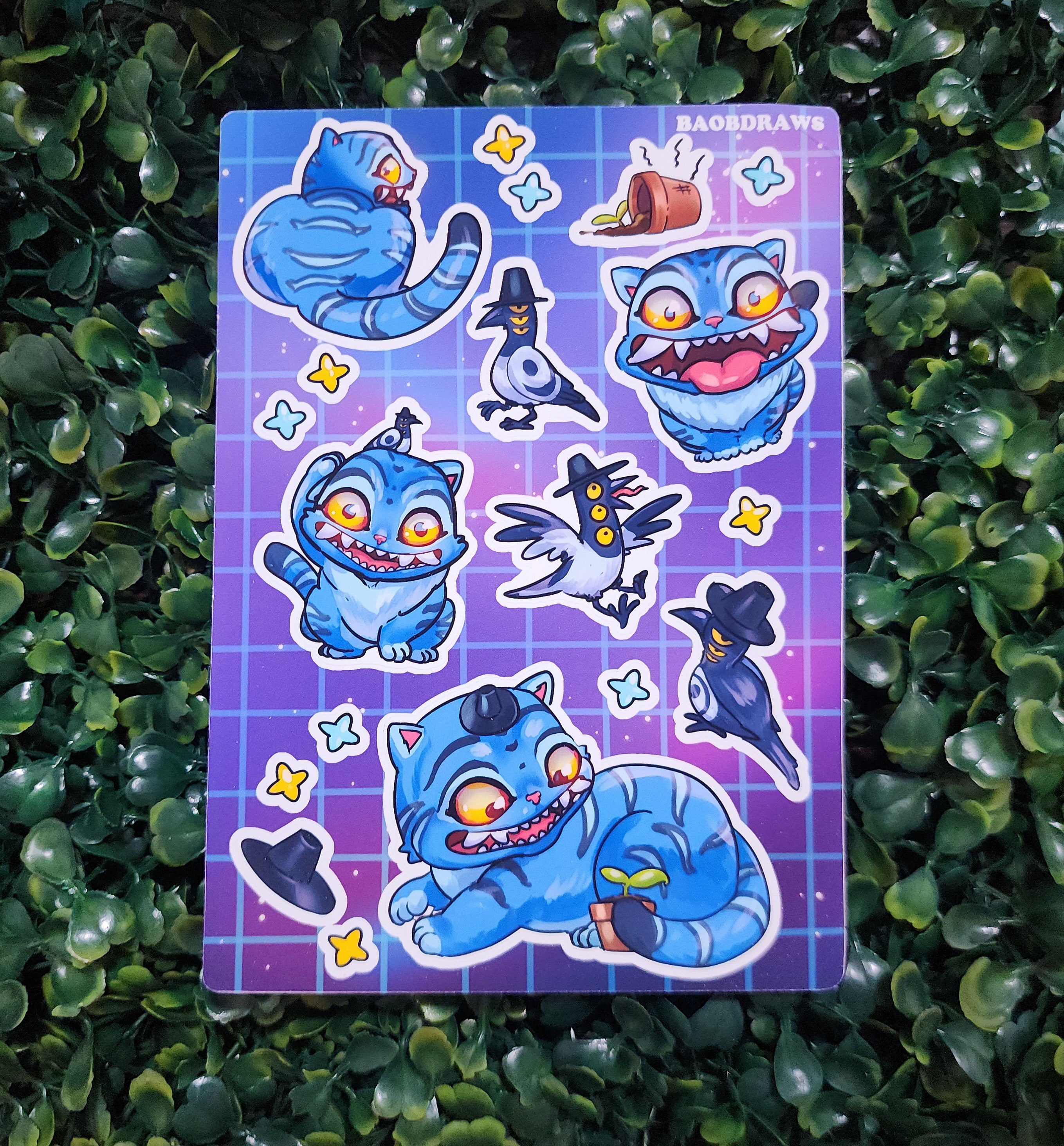 Demon Familiars Sticker Sheet