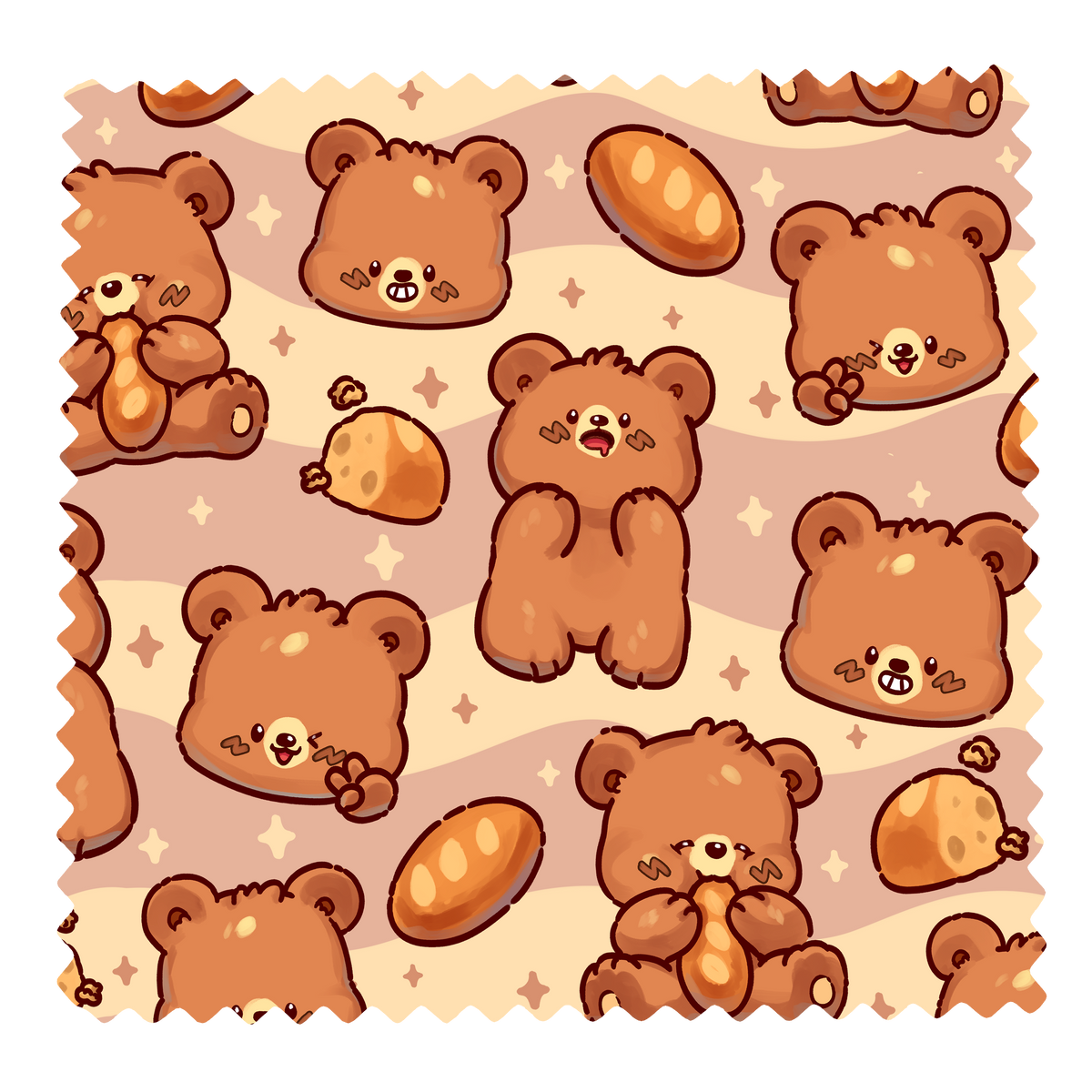Bear Buns Cloth