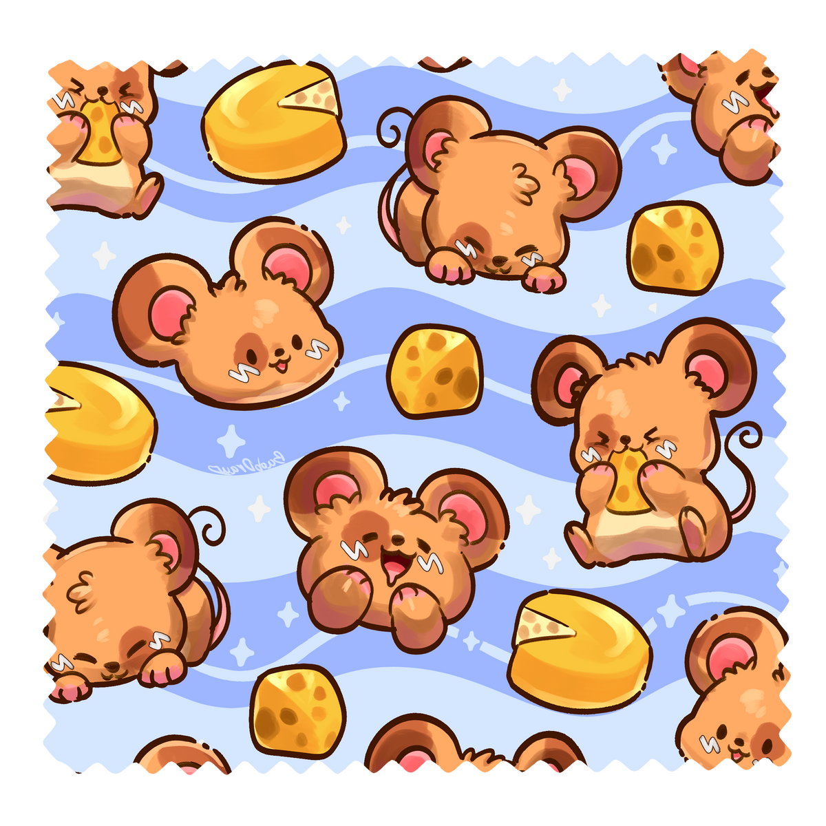 Cheesy Mouse Cloth