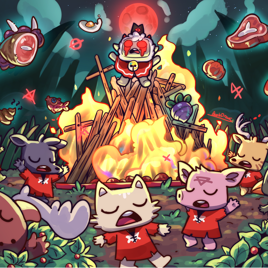 Cult Ritual (11'' x 17'')