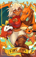 Fire Type (11''x17'')